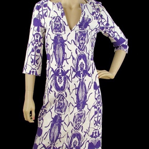 tory burch beetle dress